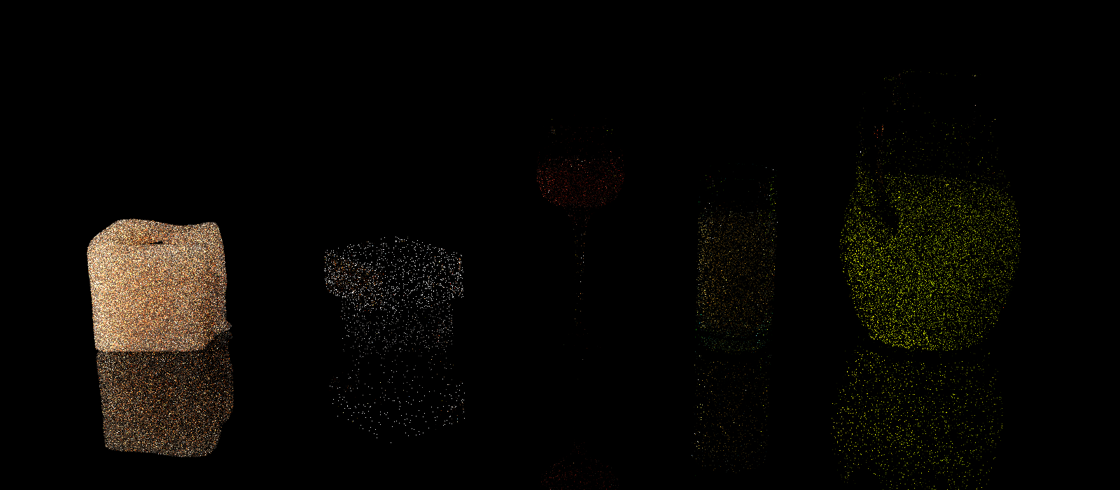 Volumetric photon mapping (P-P)